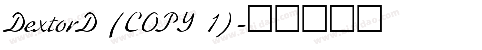 DextorD (COPY 1)字体转换